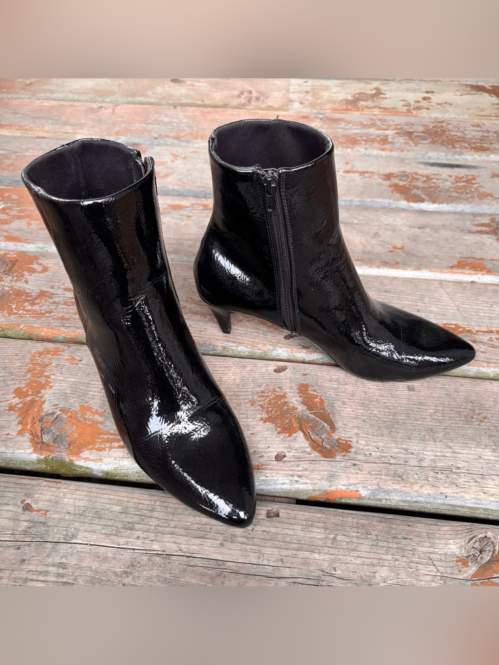 Christian Siriano for Payless Black Heeled Boots - Size 8.5